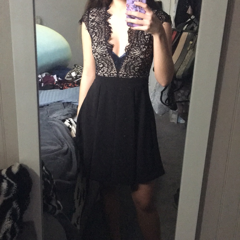Formal black dress